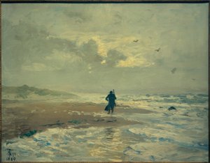 Strandansicht. Grenen perto de Skagen