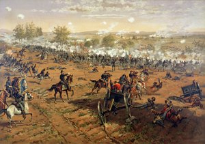 Batalha de Gettysburg de Thure de (after) Thulstrup