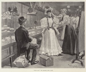 Ilustração para o dia de seu casamento, por WD Howells de Thure de Thulstrup