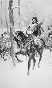 Retrato do General Nathan Bedford Forrest (litho)