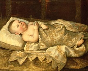 Retrato do Príncipe Leopold de Medici como um bebê