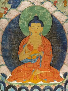 Buda e Três Jakata: Mahakapi, Ruru, Shaabhamiga
