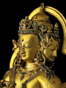 Figura de Vairochana, Densatil de Tibetan School