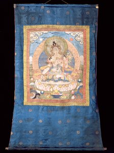 Tara Branca, do Butão (têxtil) de Tibetan School