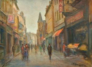 A rua à chuva (Paris)
