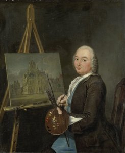 Retrato de Jan ten Compe, Pintor e Negociante de Arte em Amsterdão