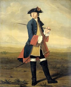 Retrato de Ludolf Backhuysen II, Pintor, no Uniforme dos Dragões