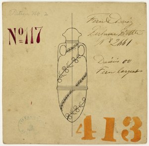 Design para Frasco de Perfume Samambaia e Margarida Nº 2661 de Tiffany and Company