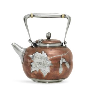 Chaleira, c.1880 (prata e cobre) de Tiffany and Company