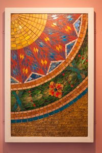 Painel de mosaico de amostras para Farwell Building, Detroit, 1915 (vidro e gesso) de Tiffany and Company Tiffany and Company