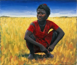 Menina em vermelho, 1992 de Tilly Willis