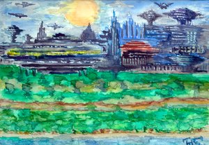 Cidade do Futuro Vibrante
