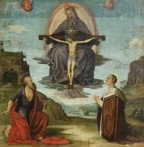 A Trindade com São Jerónimo e o Beato Colombini, c.1520 (óleo sobre tela)