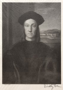 Velhos mestres italianos: Guidobaldo di Montefeltro, duque de Urbino, 1888-1892.