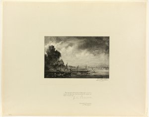 Waterloo Bridge (um esboço), de Old English Masters de Timothy Cole
