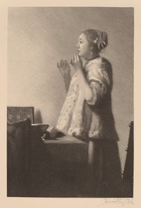O colar de pérolas de Timothy Cole after Johannes Vermeer