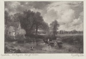 A carroça de feno de Timothy Cole after John Constable
