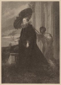 Marchesa Elena Grimaldi, esposa do marquês Nicola Cattaneo de Timothy Cole after Sir Anthony van Dyck