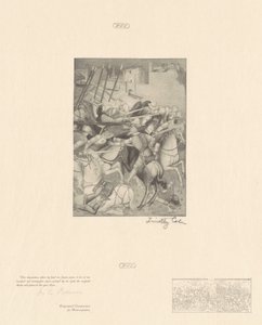 Batalha de São Efésio de Timothy Cole after Spinello Aretino