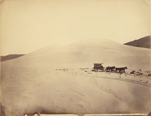 Desert Sand Hills perto de Sink of Carson, Nevada