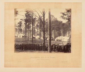 Quartel-general do Exército de Potomac, Brandy Station, Virgínia de Timothy H. OSullivan
