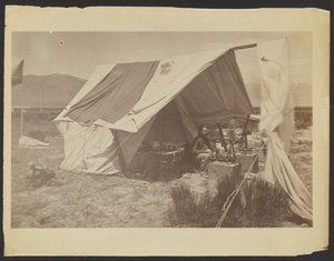 [Sr. J. Terrey Gardner como U.S. Grant, 40th Parallel, Ruby Valley, Nevada]