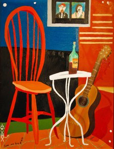 Sol a caminho, 2007, óleo sobre tela de Timothy Nathan Joel