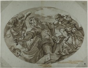 Sacrifício de Isaque de Tintoretto