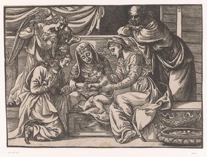 O casamento místico de Santa Catarina de Titiaan