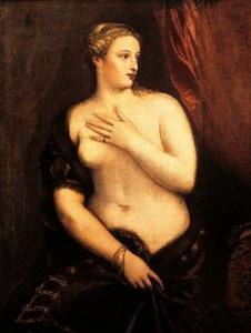 Vénus com espelho de Ticiano (ca 1490-1576), óleo sobre tela