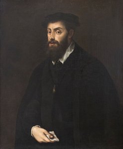 Carlos V, segundo Tiziano Vecellio (óleo sobre tela)