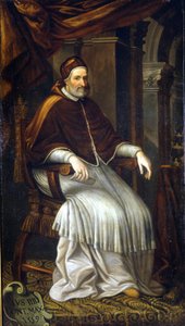 Pio IV (1499 - 1565). Pintura de Bizzozzero. Milão, Coleção do Hospital Ca 