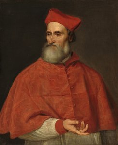 Retrato do Cardeal Pietro Bembo, c.1540 (óleo sobre tela) de Tiziano Vecelli