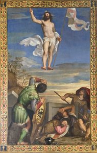 A ressurreição de Jesus de Titian (c.1488 1576)