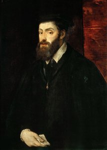 Retrato do imperador Carlos V 1500-1558, 1549. de Titian