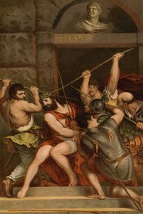 A coroação de espinhos de Tiziano Vecelli