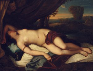 Venus Sleeping de Tiziano Vecelli