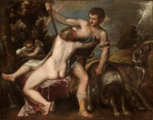 Venus e Adonis, c.1560
