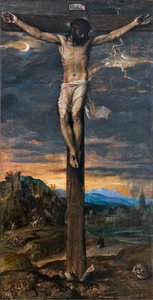 Cristo na cruz, c. 1565 de Tiziano Vecelli