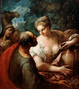 Rebeca no poço, século XVI de Tiziano Vecelli
