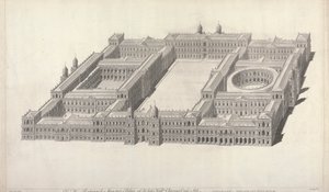 Palácio de Whitehall. O Lado da Cruz de Caridade. de Tobias Müller