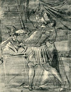 Artista com jovem na frente de um cavalete, 1580, 1943.