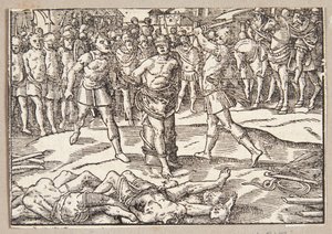 A decapitação do filho de Brutus