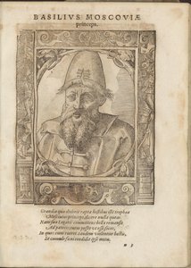 Retrato do czar Ivan IV, o terrível 1530-1584 de Tobias Stimmer