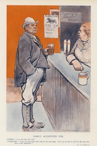 Facilmente contabilizável (litografia a cores) de Tom Browne