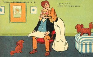 Eu vi um chapéu tão bonito hoje, Querida (cor litho) de Tom Browne