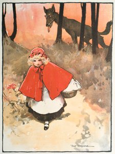 Cena de Chapeuzinho Vermelho, 1900
