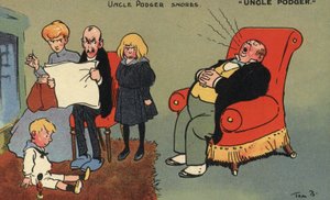 O tio Podger ressona (cor litho) de Tom Browne