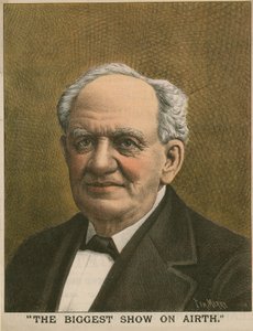 Retrato de PT Barnum, o maior show na airth de Tom Merry