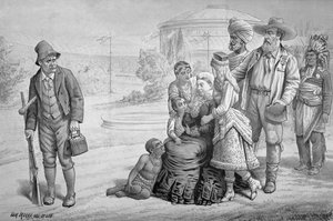 O Scapegrace da Família, &39;St. Apresentação de Revisão de Stephen Cartoon, 15 de maio de 1886